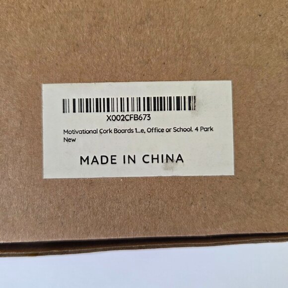 NWT Ignition Boards Motivational Cork Boards – 4 Pack, 12"x12" - Picture 11 of 11